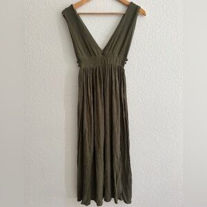 Olive Green Maxi Dress